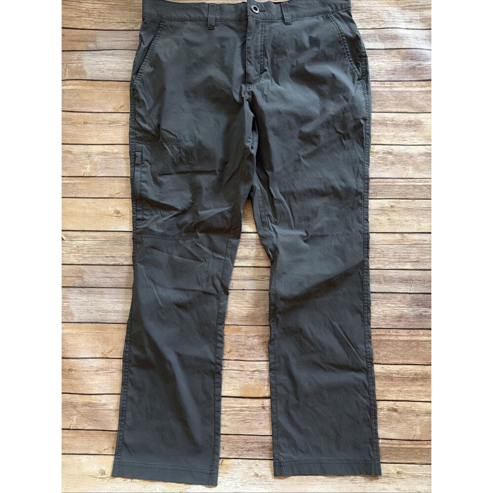 Orvis Pants Mens 38x31 Gray Stretch Water Repellent All Weather Comfort Outdoors